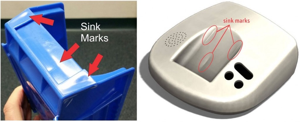 3. product sinkmarks