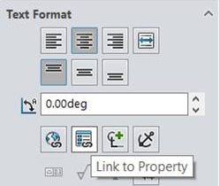 Linking to document properties