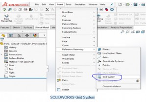 grid system solidworks