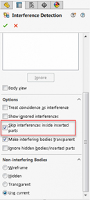 interface detection solidworks 4