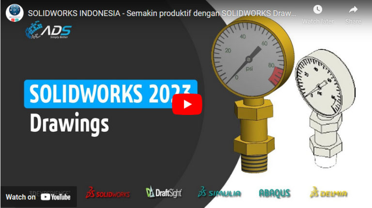 Pembuatan Detail Drawing Lebih Cepat Dengan SOLIDWORKS 2023 | Reseller ...