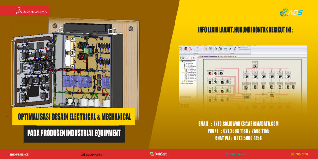 solidworks pada produsen industrial