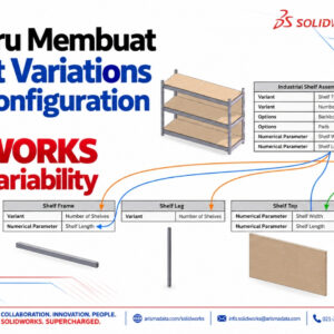 Cara Baru Membuat Product Variations Tanpa Configuration dengan SOLIDWORKS Model Variability